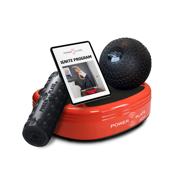 Powerplate New Year Ignite Bundle & Program The ultimate at-home fitness bundle to start the new year with.  Are you ready to start the New Year with a bang?  Power Plate has the perfect bundle to get you moving, sweating, and on the way to your fitness and health goals for 2024.  🦴️ Increase Bone Density 🔥 Burn More Calories 🦵️ Improve Muscle Recovery ❤️️ Improve Circulation 🤸‍♂️ Improve Flexibility ⚡️ Activate More Muscle Fibers