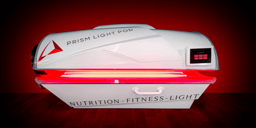 Prism Light Pod has made it the most powerful, energy-efficient and 100% automated/optimized whole-body LED red light therapy system in the industry that speeds recovery up to 10 times faster than your body’s natural process. Prism Light Pod sessions are fully optimized and 100% safe, noninvasive and unattended with no use of harmful UV rays. Our patent-pending power distribution technology also makes Prism the only light pod in the industry to support a standard 110V electrical power