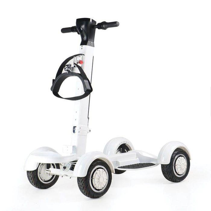 This is the NEW 2023 Golf Skate Caddy (GSC) Tourer. After the success of the V3, GSC followed up with the Tourer Model that stands in a more traditional forward stance as opposed to the "skateboard style" V3. Not only is it fun to ride but golfers of all ages will experience a faster-paced game. The GSC TOURER™ rider can ‘ride the turf’ cruising to their own ball, without having to wait for their co-player as in a traditional golf cart.