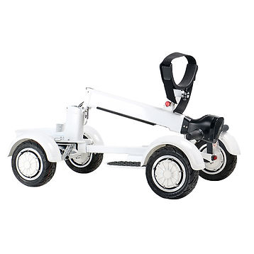 This is the NEW 2023 Golf Skate Caddy (GSC) Tourer. After the success of the V3, GSC followed up with the Tourer Model that stands in a more traditional forward stance as opposed to the "skateboard style" V3. Not only is it fun to ride but golfers of all ages will experience a faster-paced game. The GSC TOURER™ rider can ‘ride the turf’ cruising to their own ball, without having to wait for their co-player as in a traditional golf cart.