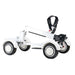 This is the NEW 2023 Golf Skate Caddy (GSC) Tourer. After the success of the V3, GSC followed up with the Tourer Model that stands in a more traditional forward stance as opposed to the "skateboard style" V3. Not only is it fun to ride but golfers of all ages will experience a faster-paced game. The GSC TOURER™ rider can ‘ride the turf’ cruising to their own ball, without having to wait for their co-player as in a traditional golf cart.