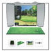 Golf-In-A-Box 5, the ultimate indoor golf experience that requires no special tools to set up. With just a Windows computer running the OptiShot software and your golf clubs, you can get up and running in seconds.  At the core of this package is the award-winning OptiShot® series simulator, which provides a realistic 3D environment and access to 15 world-renowned courses. With the included Retractable Screen Enclosure from HomeCourse, you can quickly and easily create your very own indoor golf course.