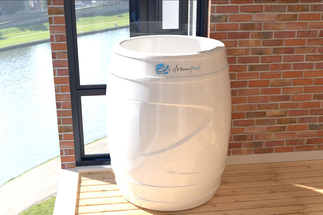 The Dreampod Ice Series Cold Plunge Barrel with Chiller Embark on an invigorating journey of body revitalization and recovery with our Cold Plunge Barrel, powered by a robust 3/4 HP chiller unit. Perfectly suited for athletes, fitness enthusiasts, and individuals dedicated to top-tier recovery solutions, this cold plunge barrel epitomizes exceptional performance and unmatched convenience.