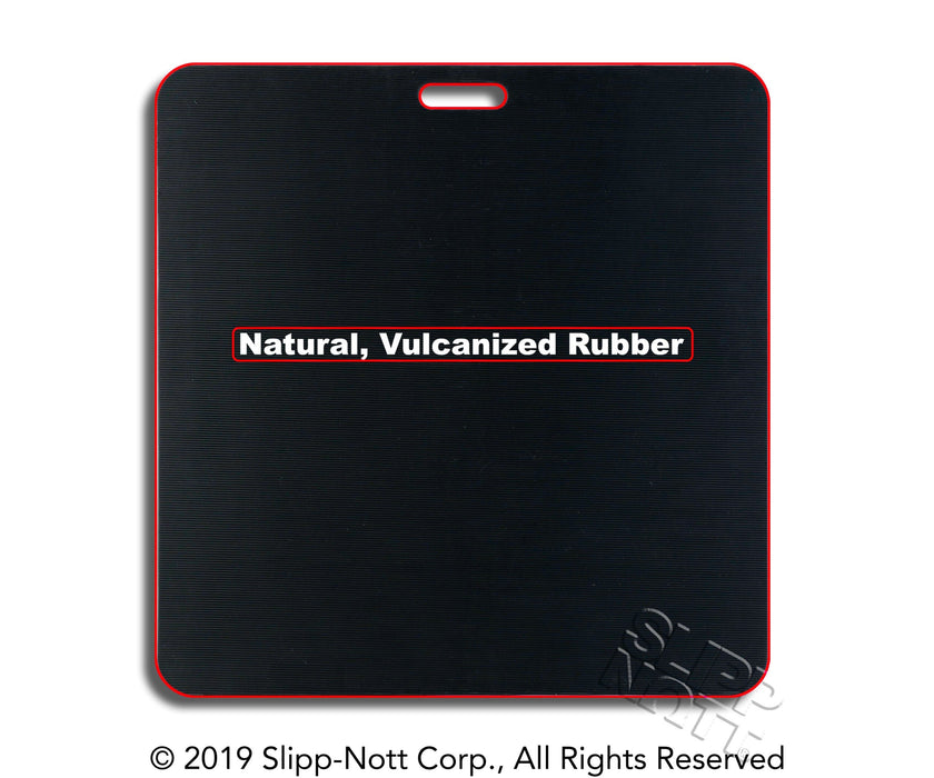 Slipp-Nott LCS60 – LARGE Custom Set with Your Team Logo. Step on a Slipp-Nott to instantly remove dirt buildup from the soles of your athletic shoes and stop slipping! Clean shoe soles mean greater grip on hardwood, waxy floors, giving you the traction you need for safe stops and quick starts. . The large set consists of a large base (28" x 29") and large 60 sheet mat (26" x 26"). The higher sheet count mat with carefully precisely formulated adhesives means longer sheet life and less frequent mat changes.