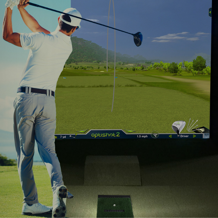 The OptiShot2 in-home golf simulator is the perfect solution for golf enthusiasts looking to bring the excitement of the course right into their home. With its swing and ball shot accuracy that replicates the feeling of actually playing golf, you can get a truly immersive experience. The OptiShot software is designed to be used with just a Windows computer, so setting up and getting started is a breeze. All you need to do is connect the software to your computer and grab your golf clubs.