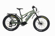 Bakcou Storm G2 1000W Mid-Drive Full-Suspension Electric Bike If it’s gnarly, rugged, steep, or technical then look no further than the full suspension Storm G2. This fat tire electric bike will chew up those rocky climbs and steep descents with ease while still allowing you to pull that trailer full of gear to and from that tree stand, blind or favorite hunting spot.