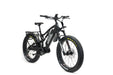 Bakcou Storm Jäger 1000W Full-Suspension IGH Fat Tire Electric Bike The #1 selling full-suspension, fat-tire electric bike, redefined. If it’s gnarly, rugged, steep, or technical, look no further than the full-suspension Storm Jäger. This bike will chew up those rocky climbs and steep descents with ease, while still allowing you to pull that trailer full of gear to and from your tree stand, blind, or favorite hunting spot. 