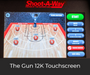 The Gun 12K by Shoot-A-Way is the most advanced shooting machine in the world. Complete with a fully interactive touchscreen with over 200 programmable locations and a 19″ front display for instant feedback, drill instruction, and much more.  The Gun 12K has numerous colors and variations to truly make it your custom shooting machine.  Shootaway has been the top shooting machine manufacturer selling over 26,000 shooting machines since its beginning.  These machines are made in the USA.