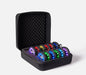 The FITLIGHT® system is a wireless LED lights system designed for elite reaction and cognitive training. Patented sensors register both impact (touch) and motion. Lights are incredibly durable and flexible, and the system can be used indoors or outdoors up to 50M-75M away from the device. Accessories include velcro attachments, charging cables, and a carrying bag for portability. Operated with a subscription-free App, users can customize and choose from over 30 preprogrammed drills in 8 categories