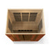 Dynamic Bergamo 4-person Low EMF (Under 8MG) FAR Infrared Sauna (Canadian Hemlock) DYN-6440-01 by Golden Designs    Dynamic Low EMF Saunas are constructed with the environment in mind which accounts for the use of reforested Canadian Hemlock wood. The sauna walls are double paneled and constructed with the thickest interior and exterior wood planks compared to others in the industry. This results in a quality sauna that retains heat more efficiently, heats up faster, and wastes less energy.