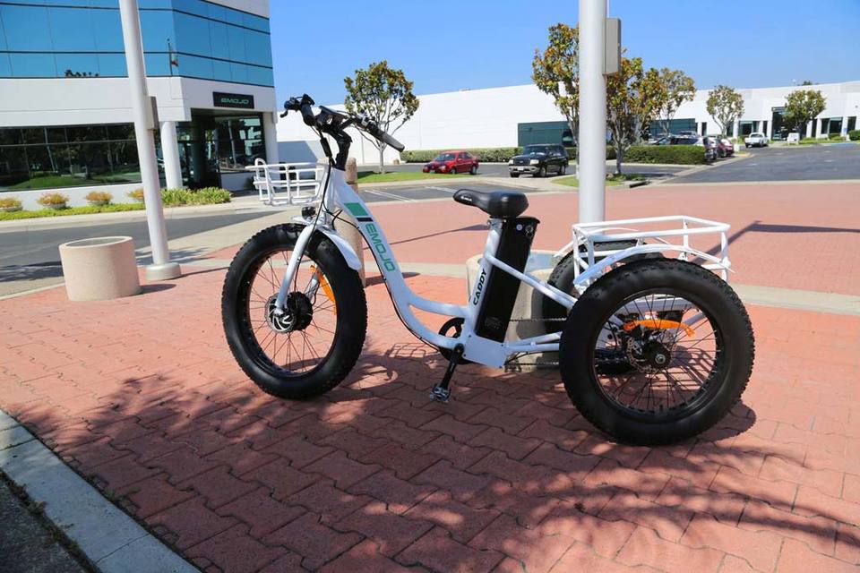 Emojo Caddy Tricycle 48V Lithium-Ion Battery 500W Motor Disc Brakes