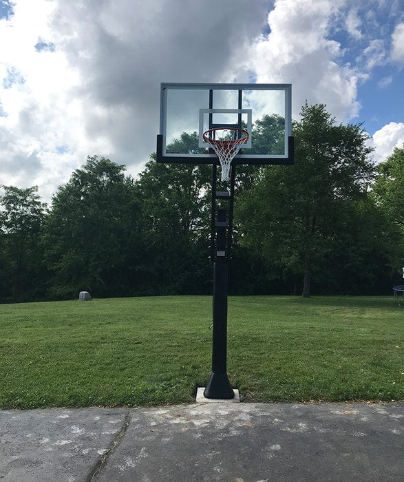 Ironclad 60" Triple Threat Adjustable Height In-Ground Basketball Hoop TPT553-LG