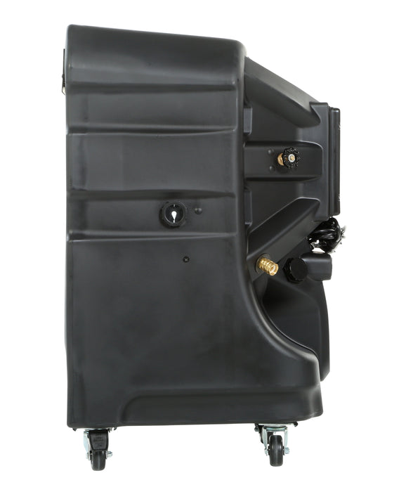 Portacool Jetstream 220 Portable Evaporative Cooler PACJS220 The Portacool Jetstream packs the biggest cooling punch by combining impressive airflow with Kuul Comfort evaporative media, the highest-quality evaporative media on the market made in the USA exclusively for Portacool products. Jetstream evaporative coolers provide maximum comfort when it counts. Cool larger commercial and open spaces from 700 to 5,625 sq. feet.
