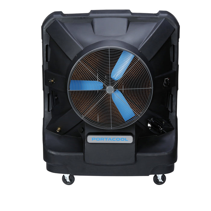 Portacool Jetstream 260 Portable Evaporative Cooler PACJS260  Ensure cool and comfortable work areas with the revolutionary Portacool Jetstream 260. This high-performance evaporative cooler delivers unparalleled airflow and features a unique product design that optimizes the media surface area, thanks to its cutting-edge Kuul Comfort evaporative media. Engineered to surpass all cooling expectations