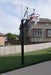 Ironclad 54" Gamechanger In-Ground Adjustable Basketball Hoop GC55-MD The GC55-MD Basketball System is an in ground basketball hoop designed for aggressive basketball action. Its one-piece 5"x5" pole is far superior in strength to competitors two-piece design. The GC55-MD includes a convenient anchor bolt mounting system that makes it easy to level or relocate the basketball goal.