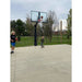 Ironclad Highlight Hoops 42"x72" Fixed Height Glass Backboard In-Ground Basketball Hoop HIL664-XXL The HIL664-XXL is a great goal for those who are wanting a regulation tempered glass backboard but do not need easy height adjustment. This unit features a sturdy 6" bolt-down post and a regulation size 42"x72" backboard. 