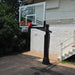 Ironclad 60" Triple Threat Adjustable Height Basketball Hoop TPT664-XL  The Triple Threat TPT664-XL is a standout design.  This unit features an extra rigid 6"x6" post that is much thicker than in store brands. The unit includes a double spring assist which means you get twice the lifting power when cranking the backboard so any age can raise and lower the rim. 