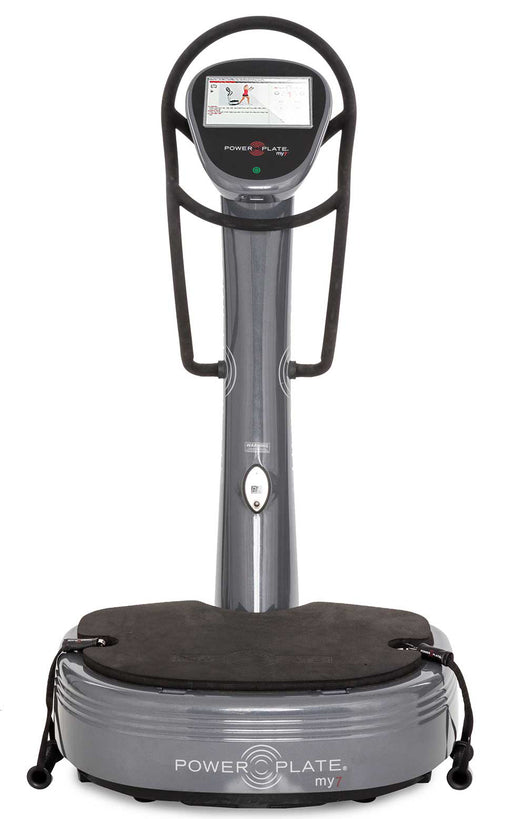 Power Plate® my7™ Full Body Interactive Training Vibration Platform 71-M7A-3150 Take your health and fitness to its highest level with more than 250 customized programs and more than 1,000 individual exercises. The Power Plate my7 is the pinnacle of our unique whole body vibration technology.