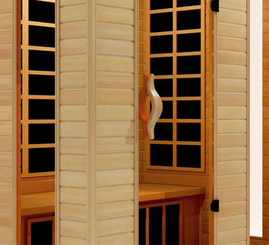 Medical Sauna 5 V2 Full Spectrum 3D Heat Therapy Detoxing & Recovery  Doctor Based - The ONLY sauna designed by doctors. Made to improve blood flow, reduce headaches and migraines, heal your muscles, and achieve absolute pain relief for a better night's sleep.  To create the ultimate medical sauna, we worked with many medical doctors, pain specialists, and cardiologists. 