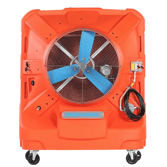 Portacool Jetstream Hazardous 270 Portable Evaporative Cooler PACHZ270 These coolers provide exceptional cooling comfort in hot and challenging environments, making them ideal for keeping athletes, coaches, and spectators cool during intense sporting events. Whether it's a football game, a soccer match, or any other outdoor sports activity, Portable Evaporative Cooler PACHZ270 can help create a more comfortable environment for everyone involved.