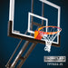 Ironclad 60" Triple Threat Adjustable Height Basketball Hoop TPT664-XL  The Triple Threat TPT664-XL is a standout design.  This unit features an extra rigid 6"x6" post that is much thicker than in store brands. The unit includes a double spring assist which means you get twice the lifting power when cranking the backboard so any age can raise and lower the rim. 