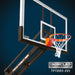 Ironclad 72" Triple Threat Adjustable Height Basketball Hoop TPT885-XXL The Triple Threat TPT885-XXL is a standout design, strongest of its kind! The Triple Threat TPT885-XXL is our biggest and best! For anyone planning a regulation full court or half court, this is the perfect sized unit. 